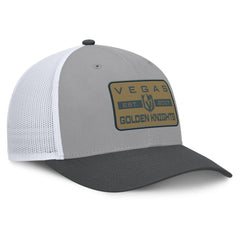 NHL Vegas Golden Knights Fanatics Fundamental Adapt Trucker Adjustable Hat - Gray/Charcoal