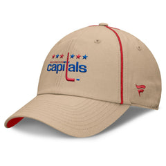NHL Washington Capitals Fanatics Heritage Setoff Adjustable Hat - Tan