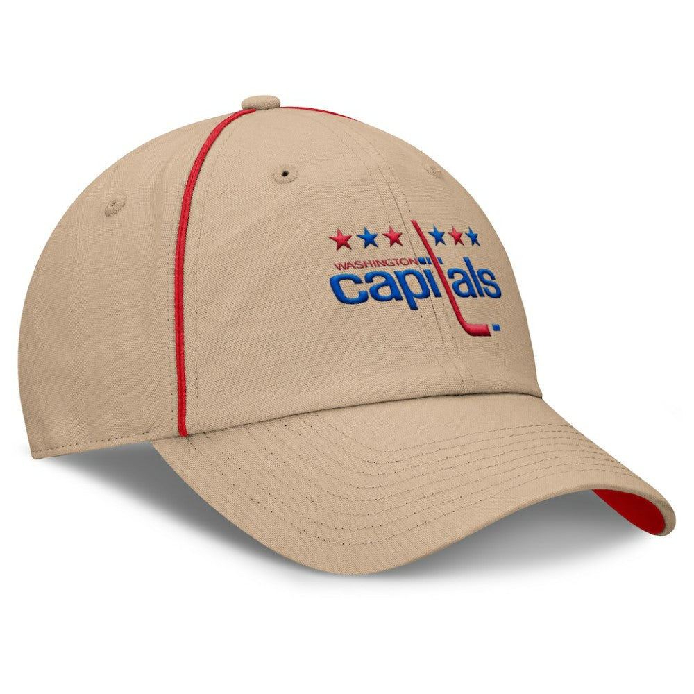 NHL Washington Capitals Fanatics Heritage Setoff Adjustable Hat - Tan