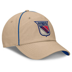 NHL New York Rangers Fanatics Heritage Setoff Adjustable Hat - Tan
