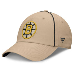 NHL Boston Bruins Fanatics Heritage Setoff Adjustable Hat - Tan
