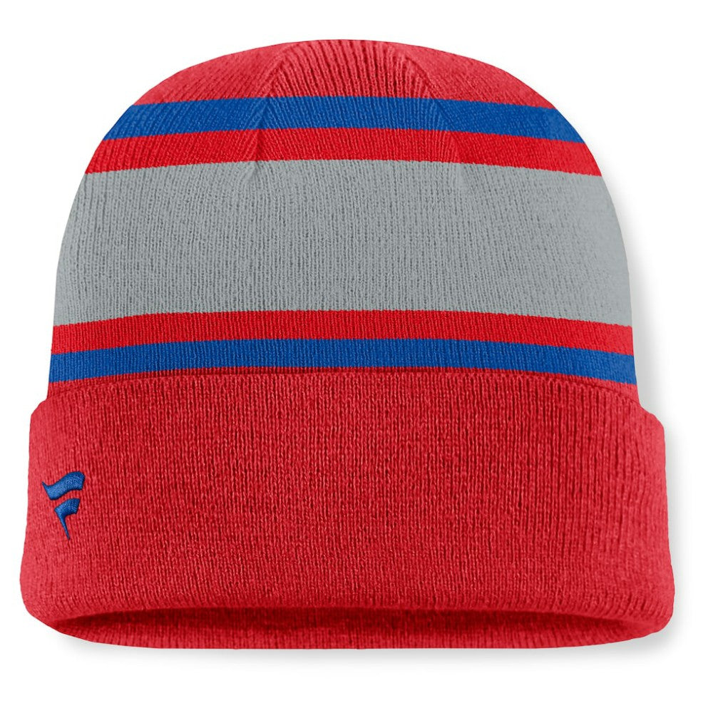 NHL Washington Capitals Fanatics Heritage Varsity Cuffed Knit Hat - Red