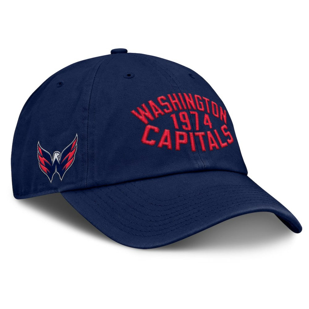 NHL Washington Capitals Fanatics Fundamentals Archer Adjustable Hat - Navy