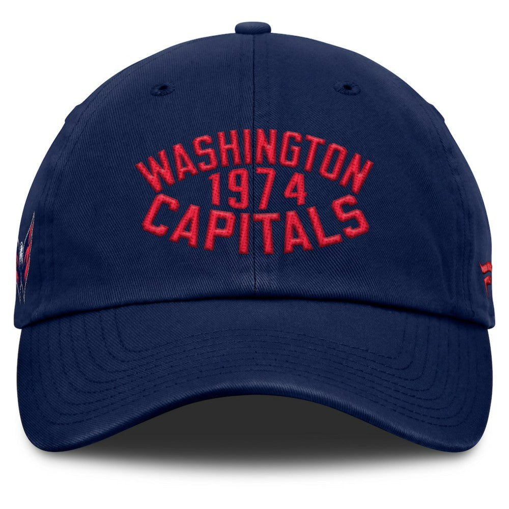 NHL Washington Capitals Fanatics Fundamentals Archer Adjustable Hat - Navy