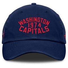 NHL Washington Capitals Fanatics Fundamentals Archer Adjustable Hat - Navy