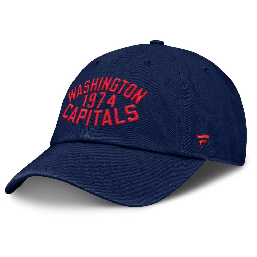NHL Washington Capitals Fanatics Fundamentals Archer Adjustable Hat - Navy