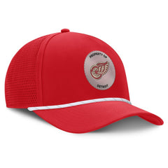 NHL Detroit Red Wings Fanatics Centennial Pinched Front Adjustable Hat - Red