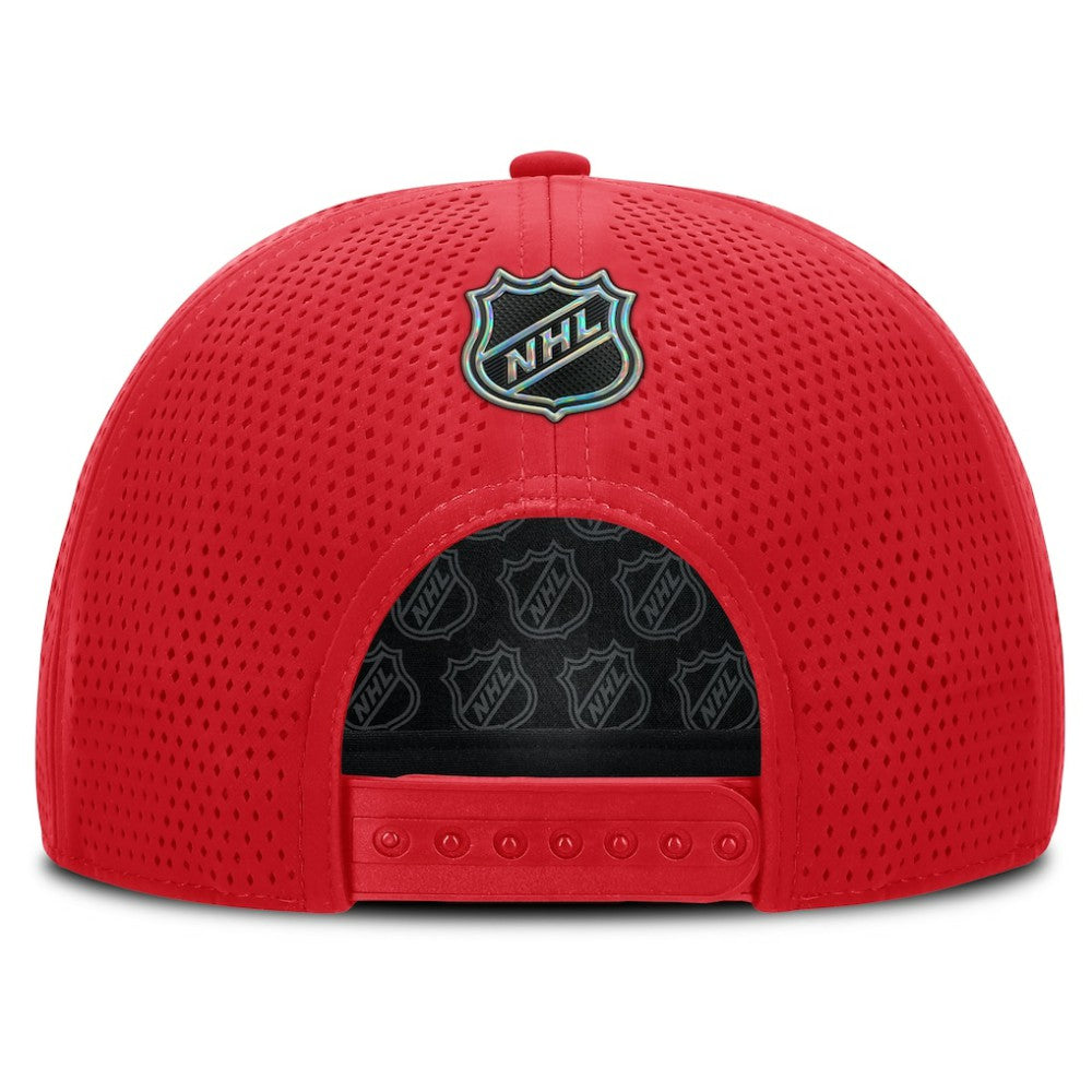 NHL Detroit Red Wings Fanatics Centennial Pinched Front Adjustable Hat - Red