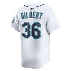Logan Gilbert Seattle Mariners Nike Home Limited Player Jersey - White Jerseys