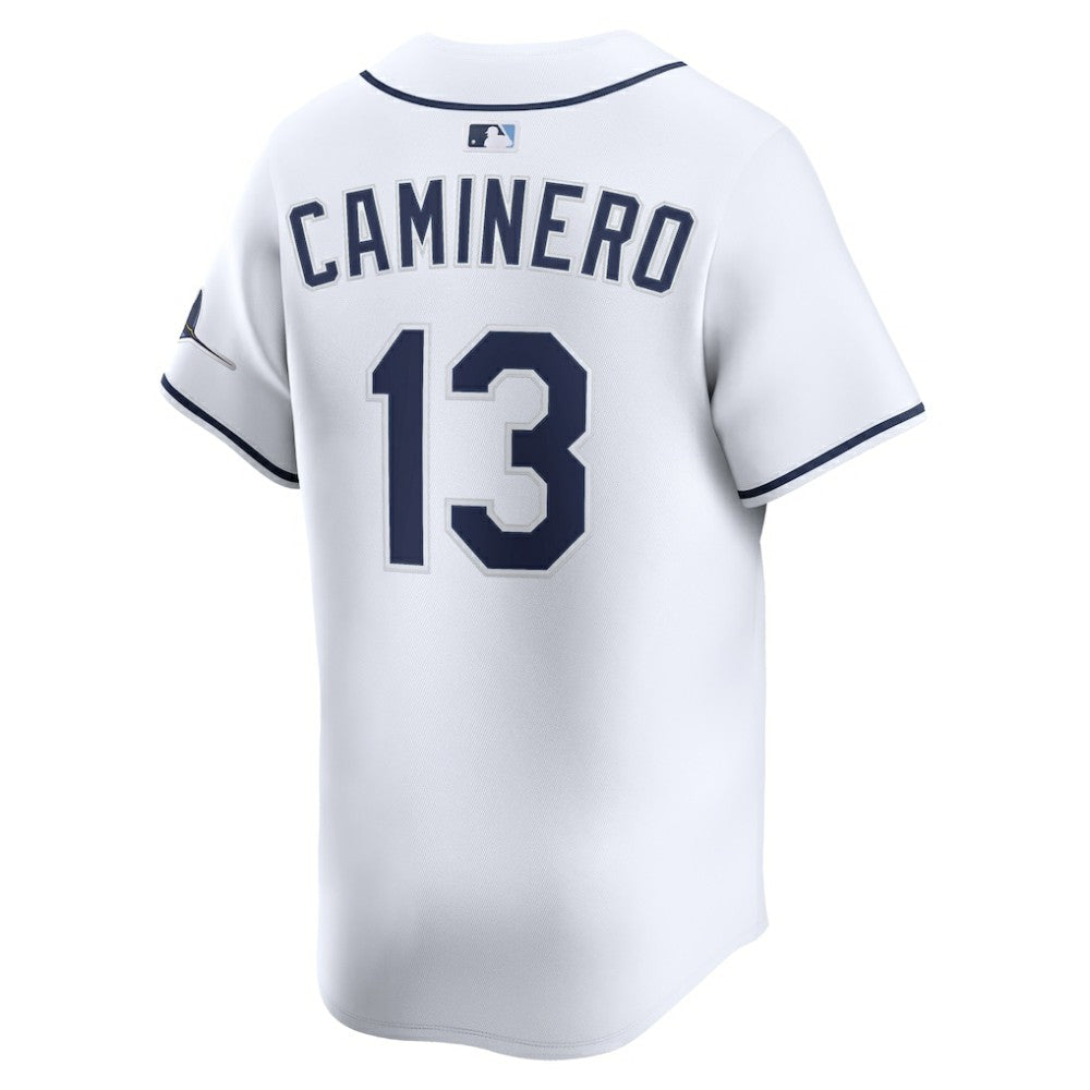 Junior Caminero Tampa Bay Rays Nike Home Limited Jersey - White Jerseys