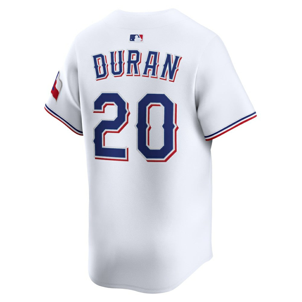 Ezequiel Duran Texas Rangers Nike Home Limited Player Jersey - White Jerseys