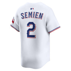 Marcus Semien Texas Rangers Nike Home Limited Player Jersey - White Jerseys