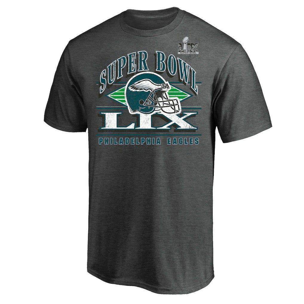 Philadelphia Eagles Super Bowl LIX Big & Tall Our Pastime T-Shirt Heather Gray