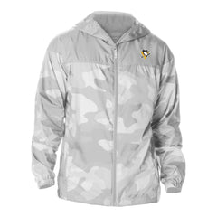 NHL Pittsburgh Penguins Columbia Camo Flash Challenger Omni-Shade Full-Zip Hoodie Windbreaker - Gray