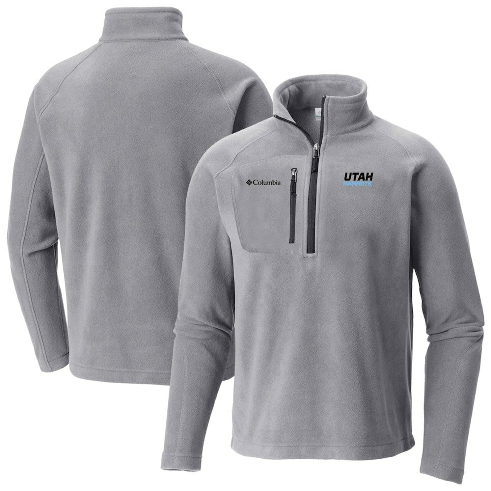 NHL Utah Mammoth Columbia Fast Trek III Raglan Half-Zip Fleece Jacket - Gray