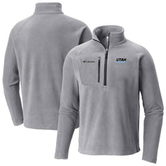 NHL Utah Mammoth Columbia Fast Trek III Raglan Half-Zip Fleece Jacket - Gray