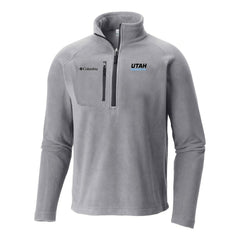 NHL Utah Mammoth Columbia Fast Trek III Raglan Half-Zip Fleece Jacket - Gray