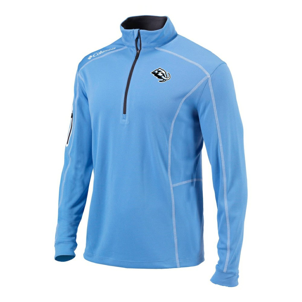 NHL Utah Mammoth Columbia Omni-Wick Shotgun Pullover - Blue
