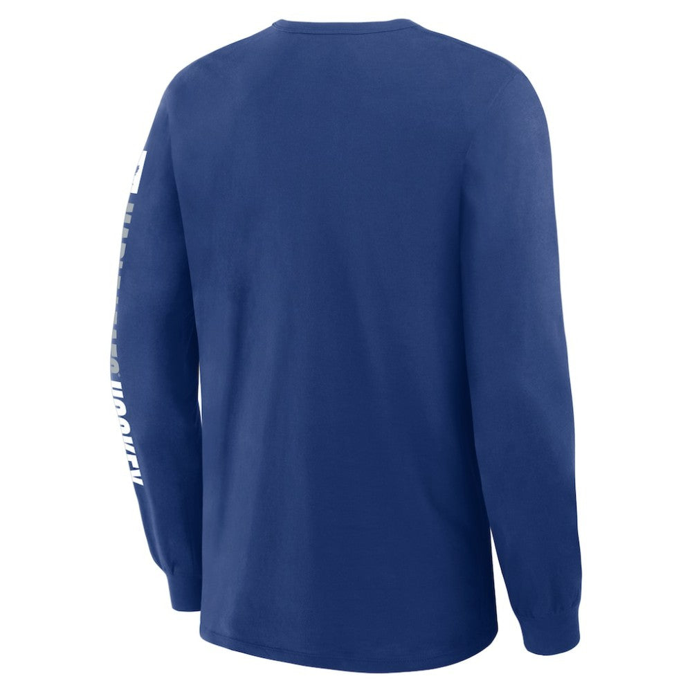 NHL Toronto Maple Leafs Fanatics Goal Crease Legacy Long Sleeve T-Shirt - Blue