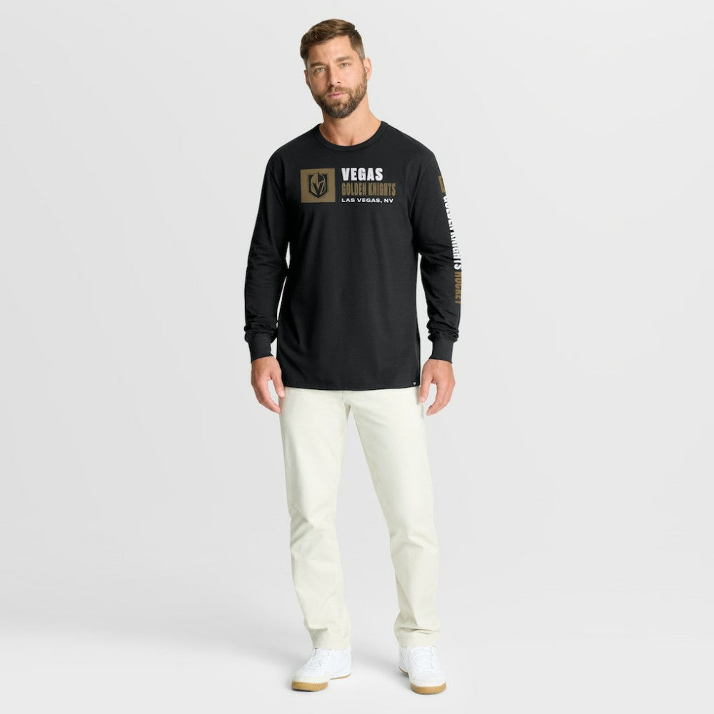 NHL Vegas Golden Knights Fanatics Goal Crease Legacy Long Sleeve T-Shirt - Black