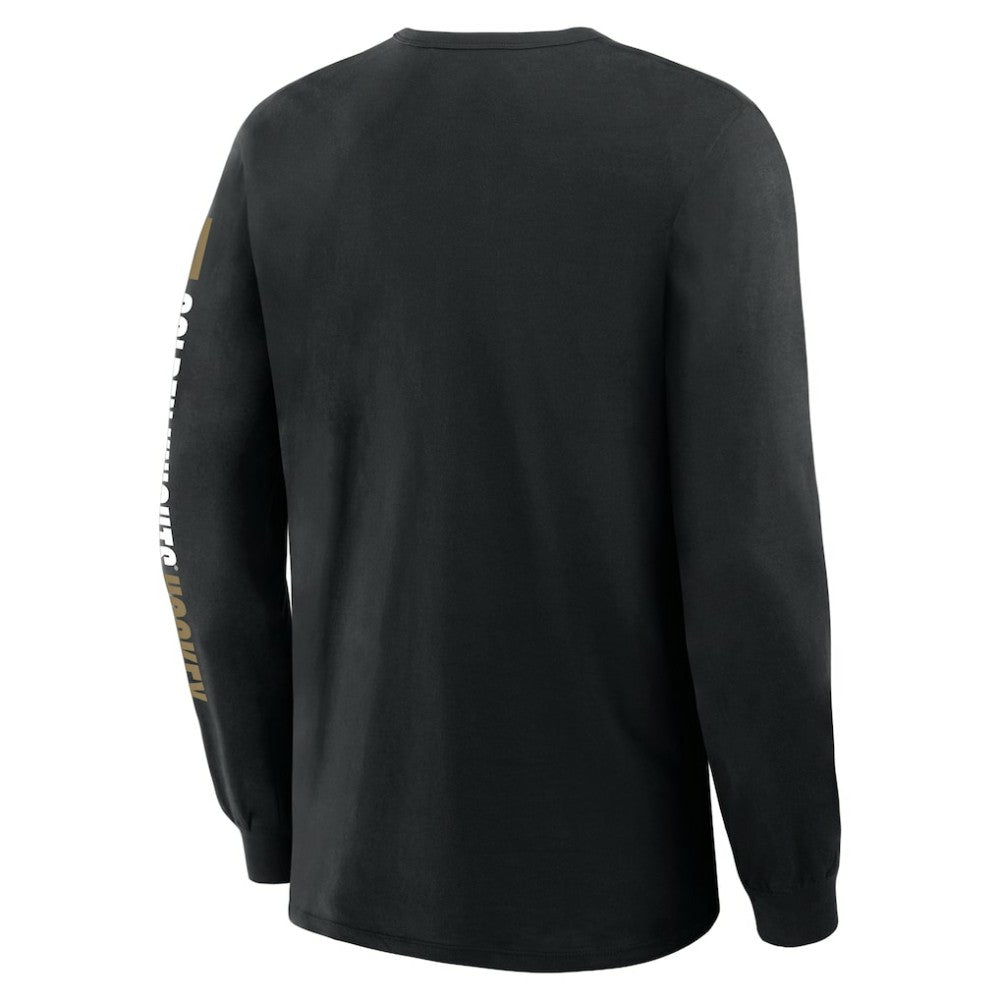 NHL Vegas Golden Knights Fanatics Goal Crease Legacy Long Sleeve T-Shirt - Black