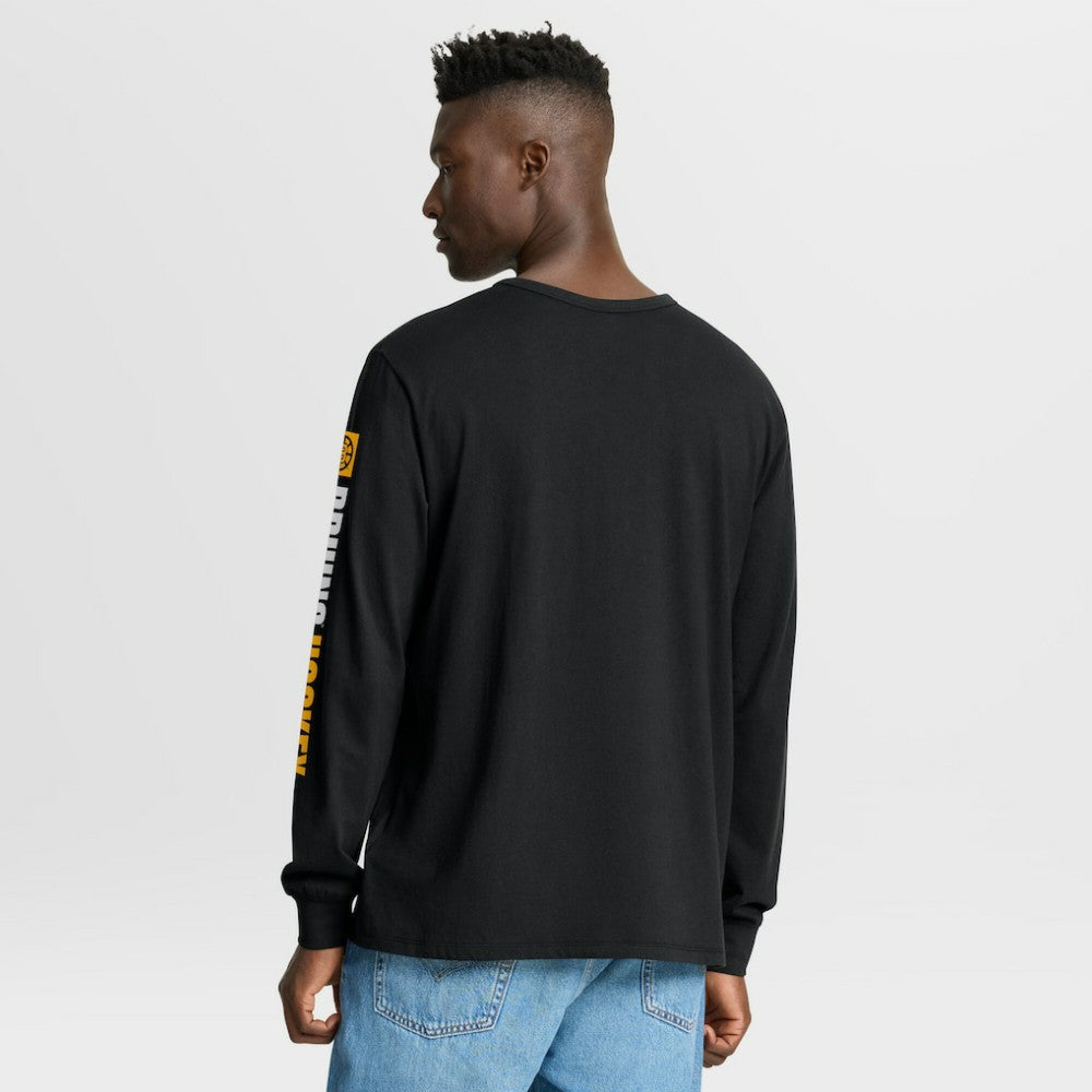 NHL Boston Bruins Fanatics Goal Crease Legacy Long Sleeve T-Shirt - Black