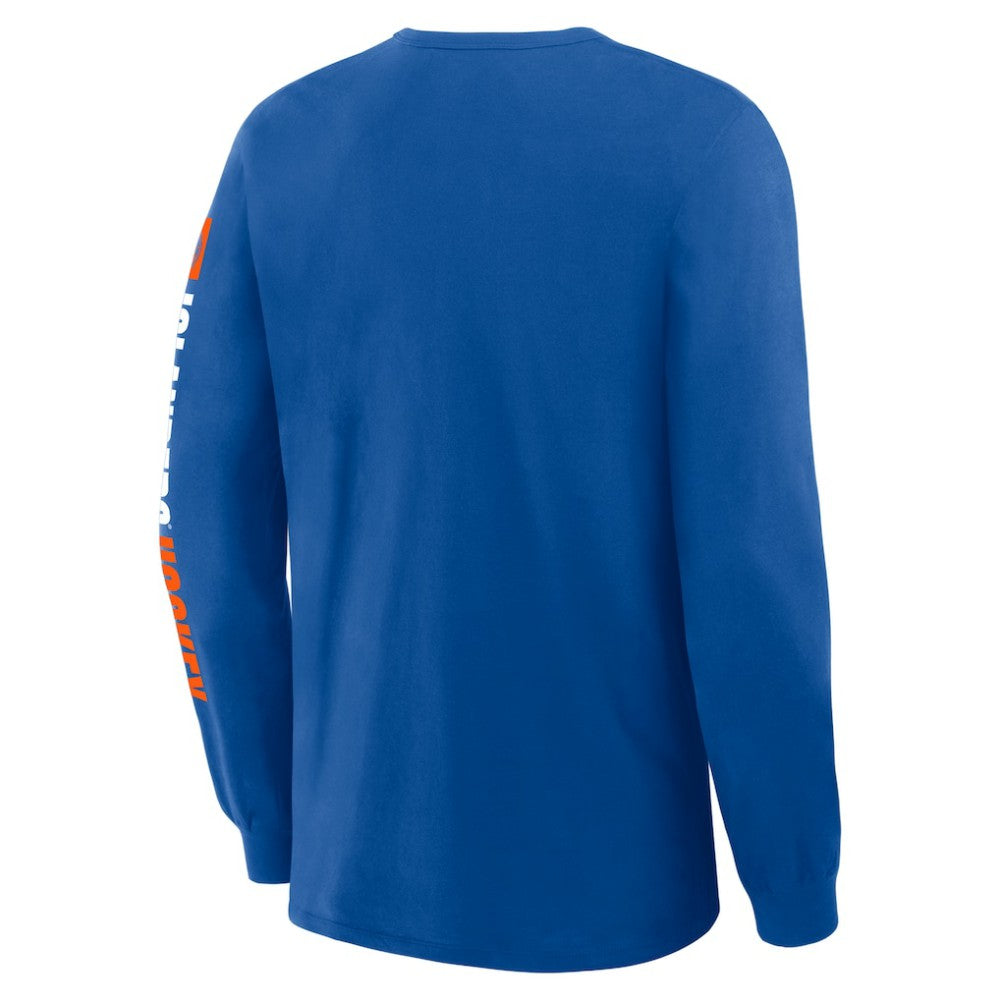 NHL New York Islanders Fanatics Goal Crease Legacy Long Sleeve T-Shirt - Royal