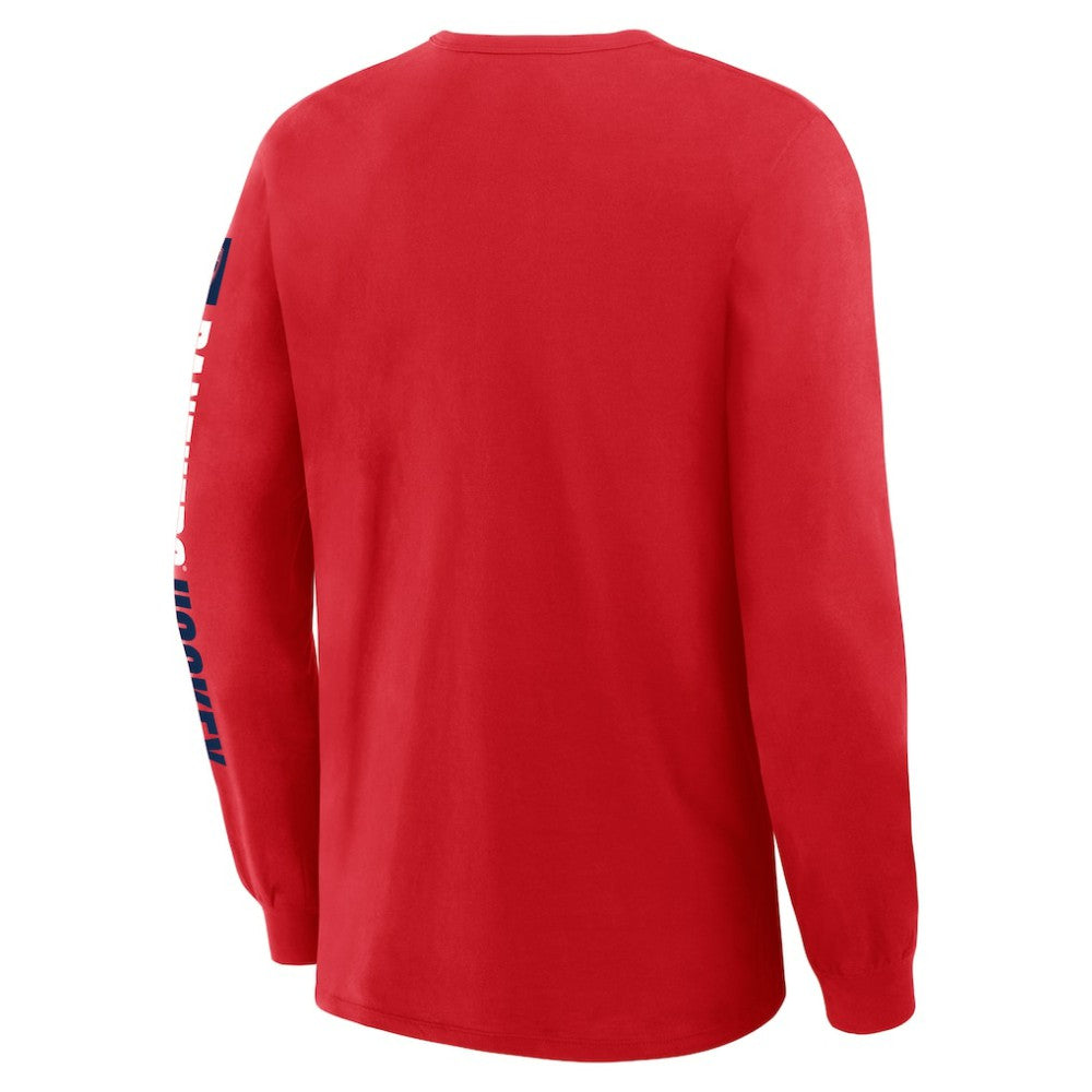 NHL Florida Panthers Fanatics Goal Crease Legacy Long Sleeve T-Shirt - Red