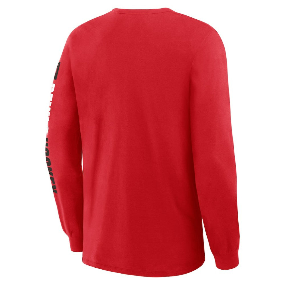 NHL New Jersey Devils Fanatics Goal Crease Legacy Long Sleeve T-Shirt - Red