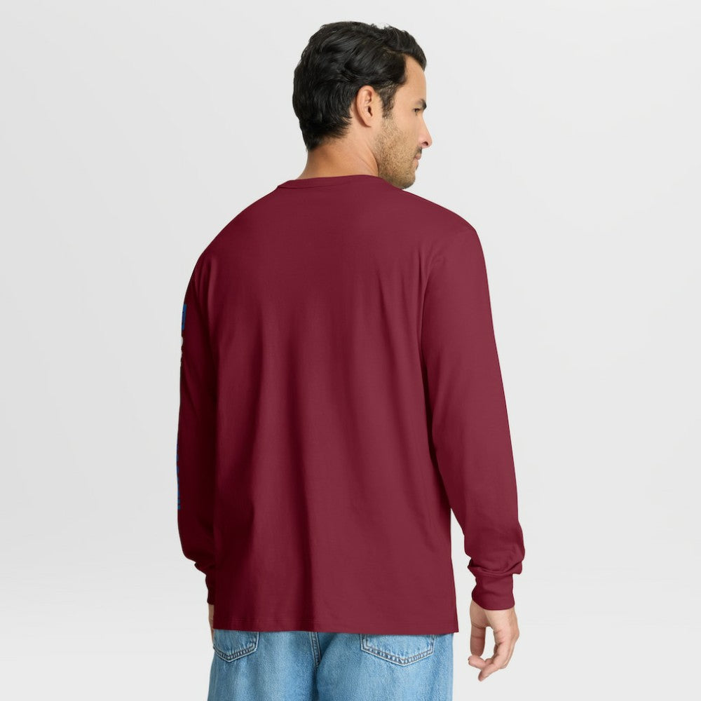 NHL Colorado Avalanche Fanatics Goal Crease Legacy Long Sleeve T-Shirt - Burgundy