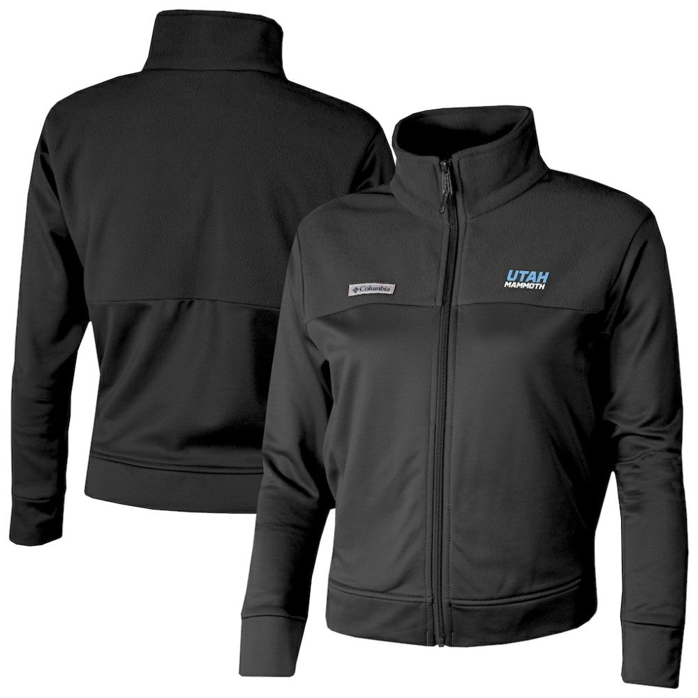NHL Utah Mammoth Columbia Women's River Fleece Full-Zip Jacket - Black