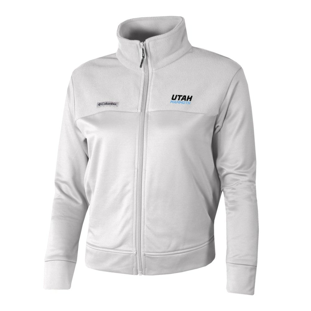 NHL Utah Mammoth Columbia Women's River Fleece Full-Zip Jacket - White