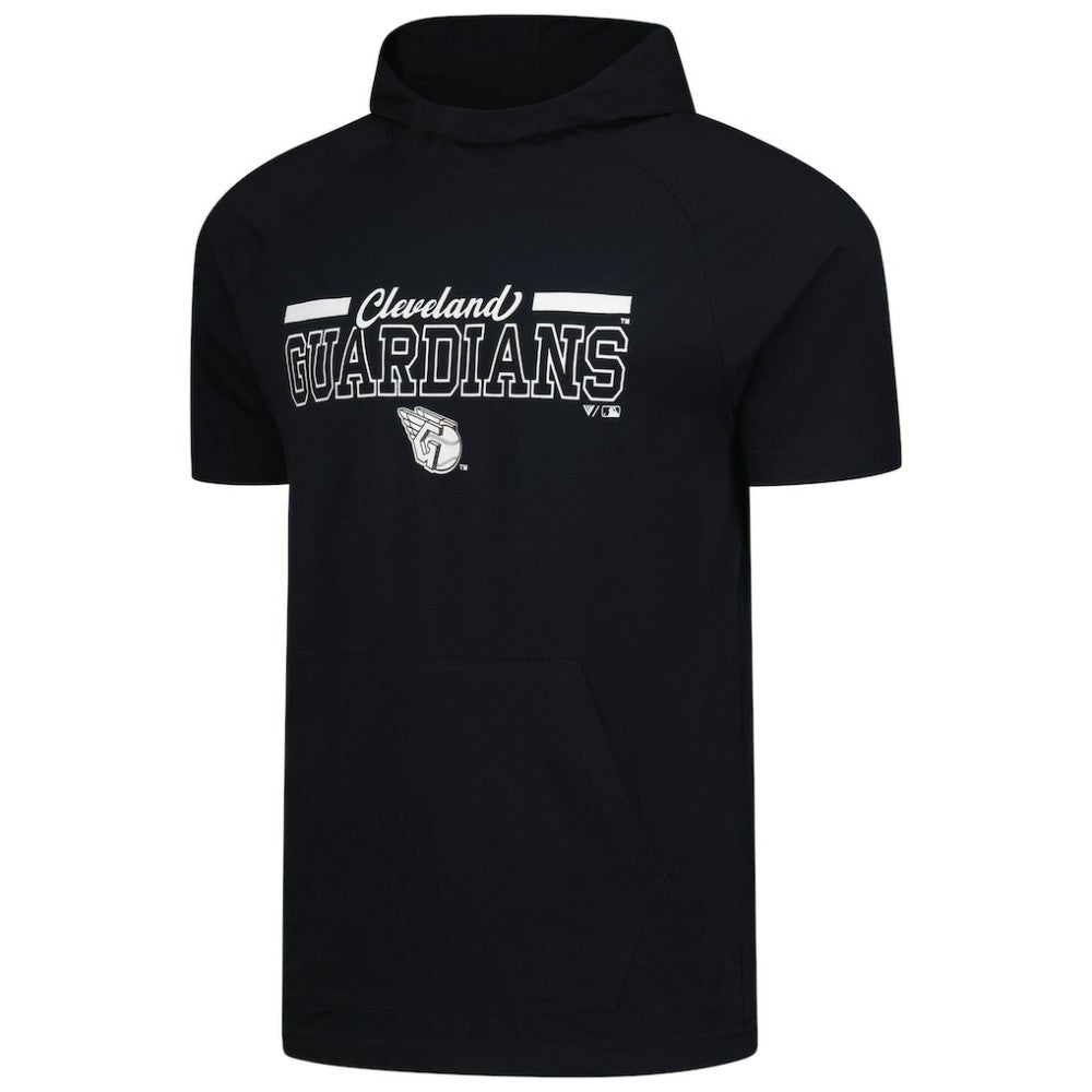 Cleveland Guardians Levelwear Phase Vanguard Hoodie T-Shirt - Black Hoodies