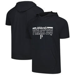 Pittsburgh Pirates Levelwear Phase Vanguard Hoodie T-Shirt - Black Hoodies
