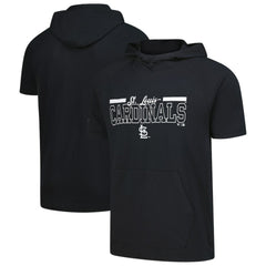 St. Louis Cardinals Levelwear Phase Vanguard Hoodie T-Shirt - Black Hoodies