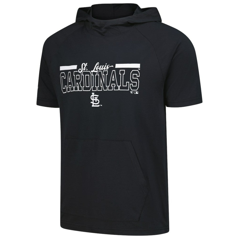 St. Louis Cardinals Levelwear Phase Vanguard Hoodie T-Shirt - Black Hoodies