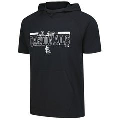 St. Louis Cardinals Levelwear Phase Vanguard Hoodie T-Shirt - Black Hoodies