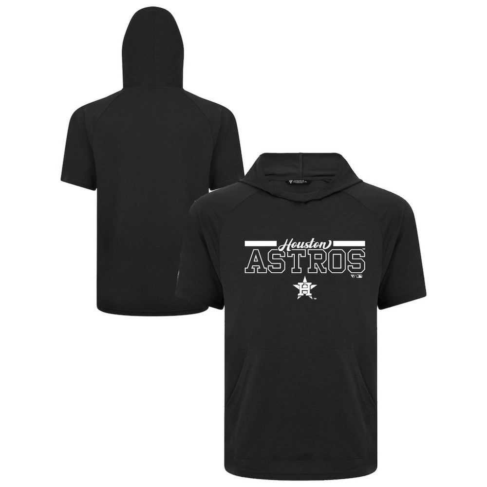 Houston Astros Levelwear Phase Vanguard Hoodie T-Shirt - Black Hoodies