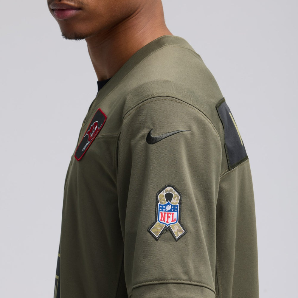 Baker Mayfield Tampa Bay Buccaneers 2025 Salute to Service Limited Jersey Olive