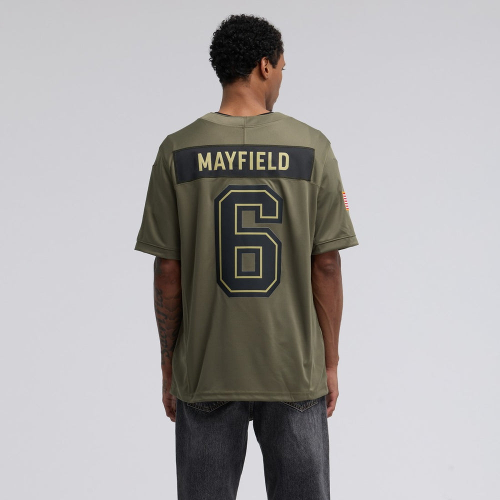 Baker Mayfield Tampa Bay Buccaneers 2025 Salute to Service Limited Jersey Olive