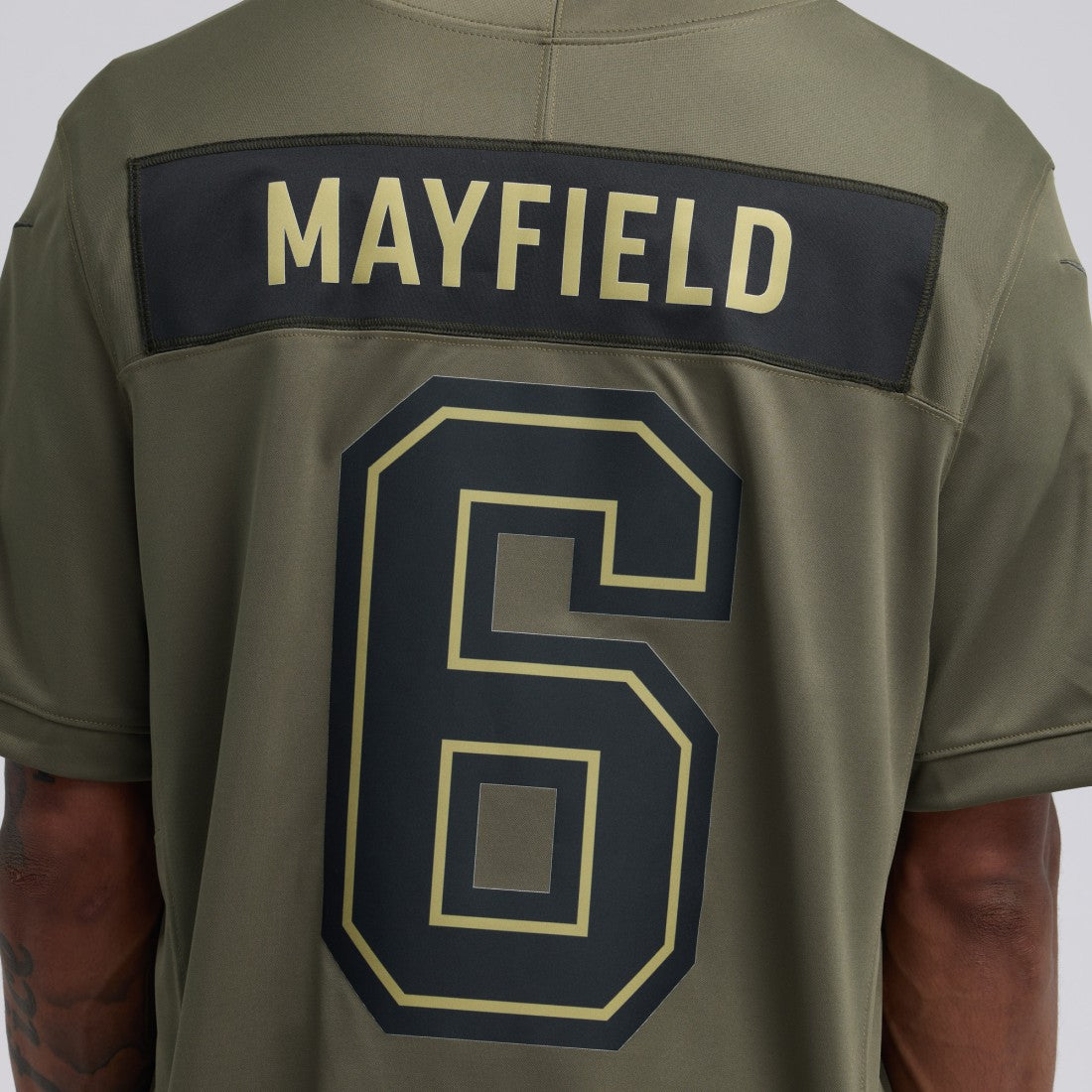 Baker Mayfield Tampa Bay Buccaneers 2025 Salute to Service Limited Jersey Olive