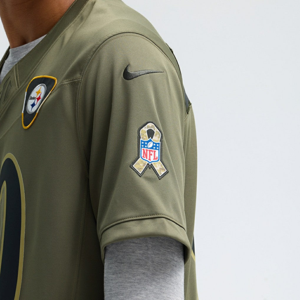 T.J. Watt Pittsburgh Steelers 2025 Salute to Service Limited Jersey Olive