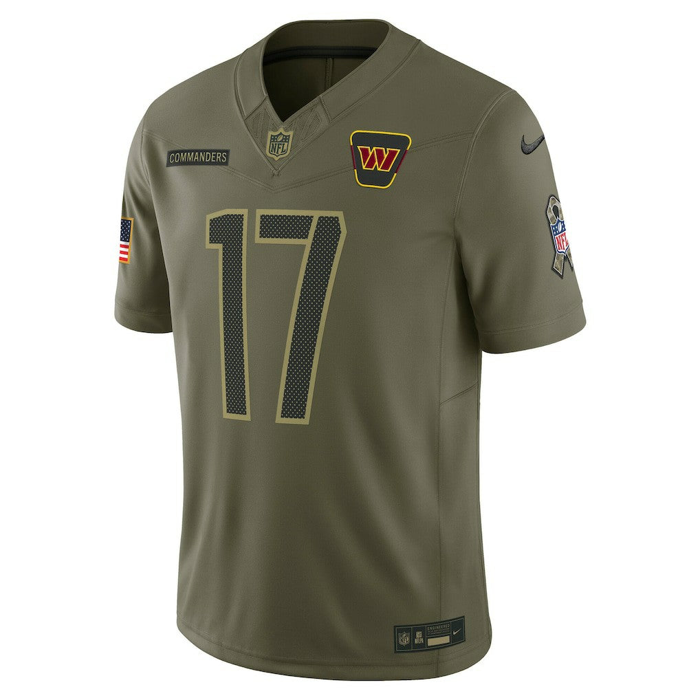 Terry McLaurin Washington Commanders 2025 Salute to Service Limited Jersey Olive