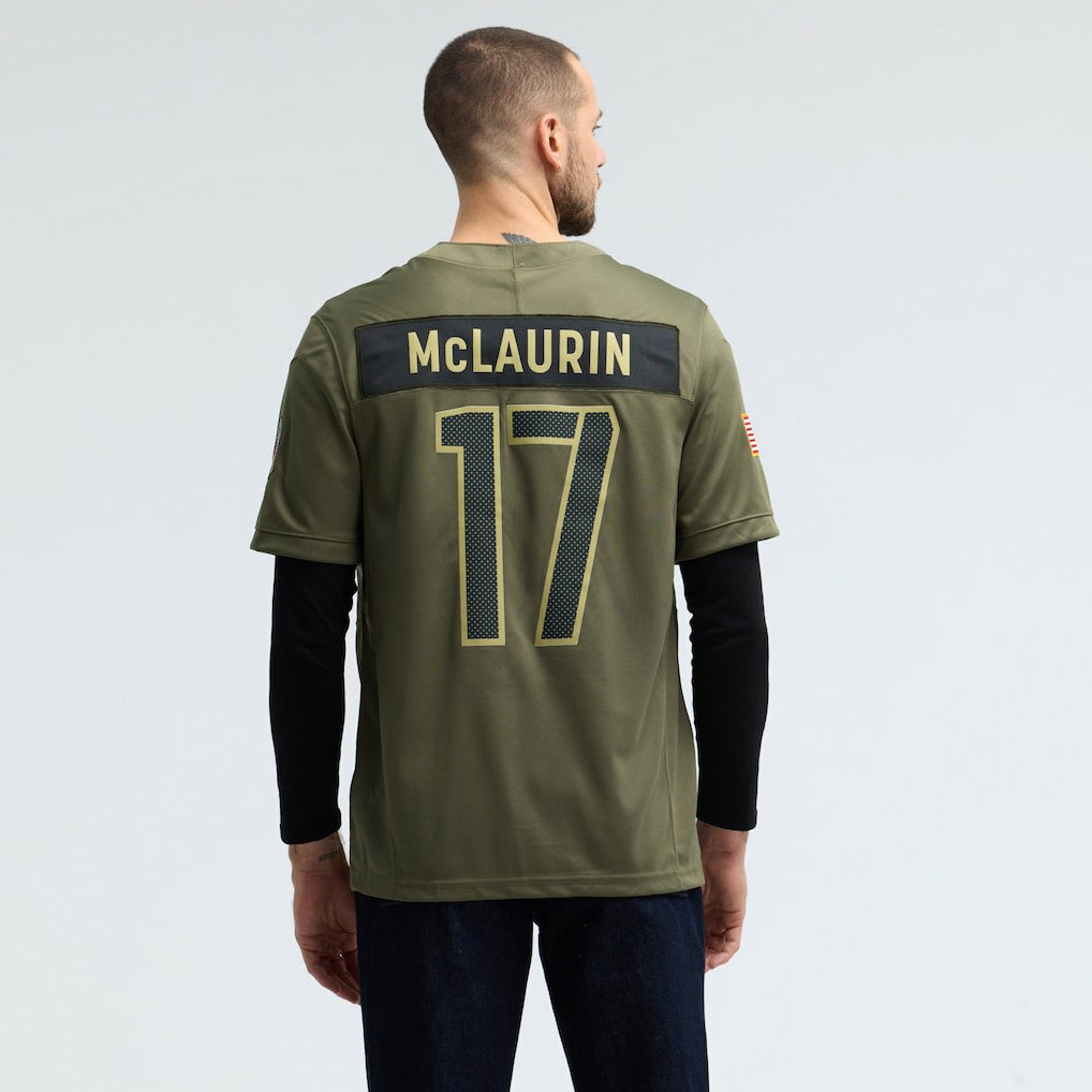 Terry McLaurin Washington Commanders 2025 Salute to Service Limited Jersey Olive