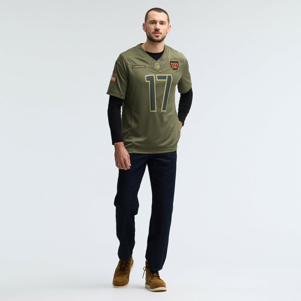 Terry McLaurin Washington Commanders 2025 Salute to Service Limited Jersey Olive
