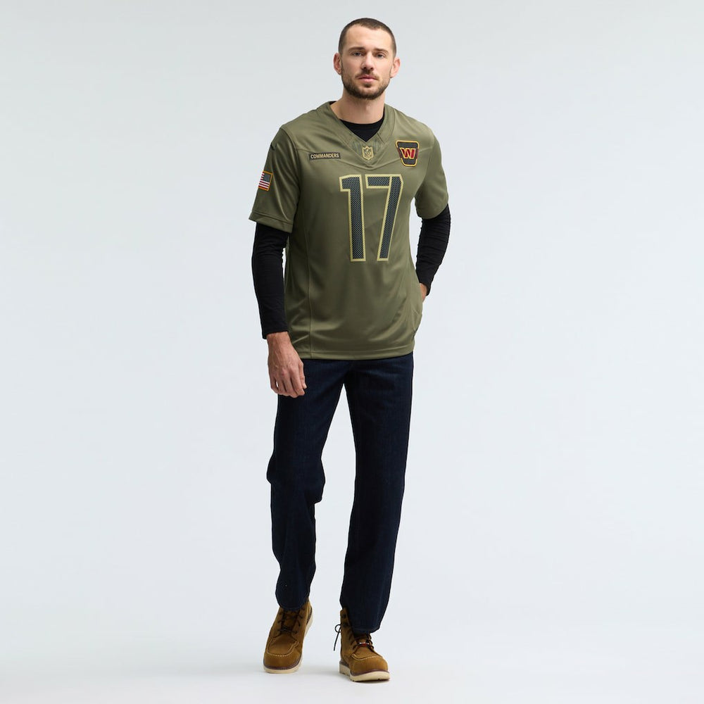 Terry McLaurin Washington Commanders 2025 Salute to Service Limited Jersey Olive