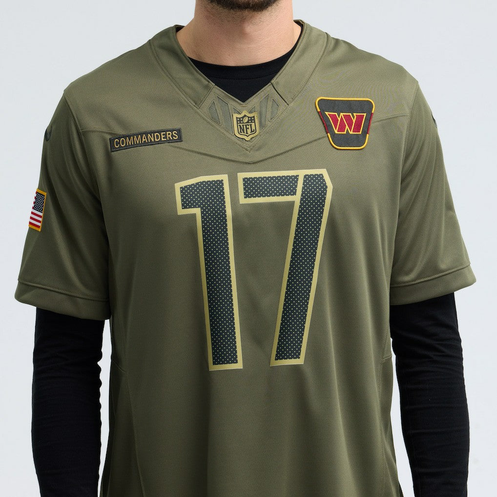 Terry McLaurin Washington Commanders 2025 Salute to Service Limited Jersey Olive