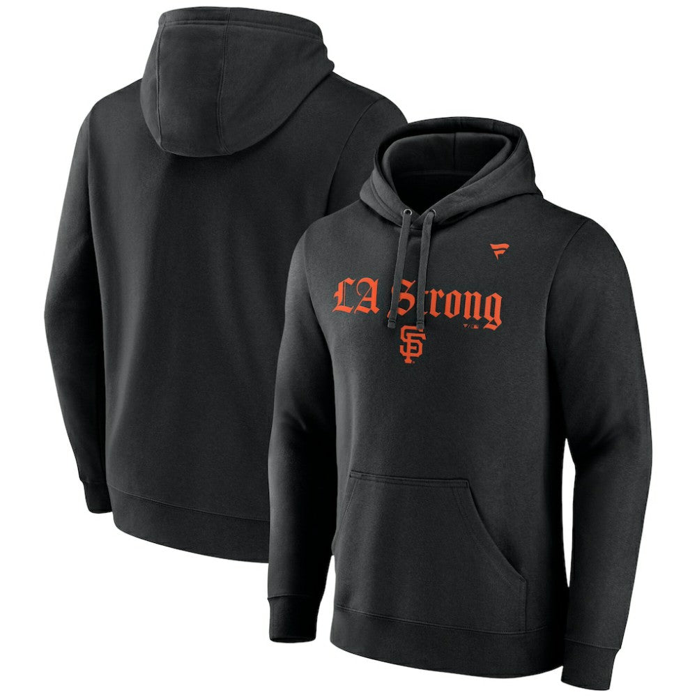 San Francisco Giants Fanatics Unisex LA Strong Fleece Pullover Hoodie - Black Hoodies