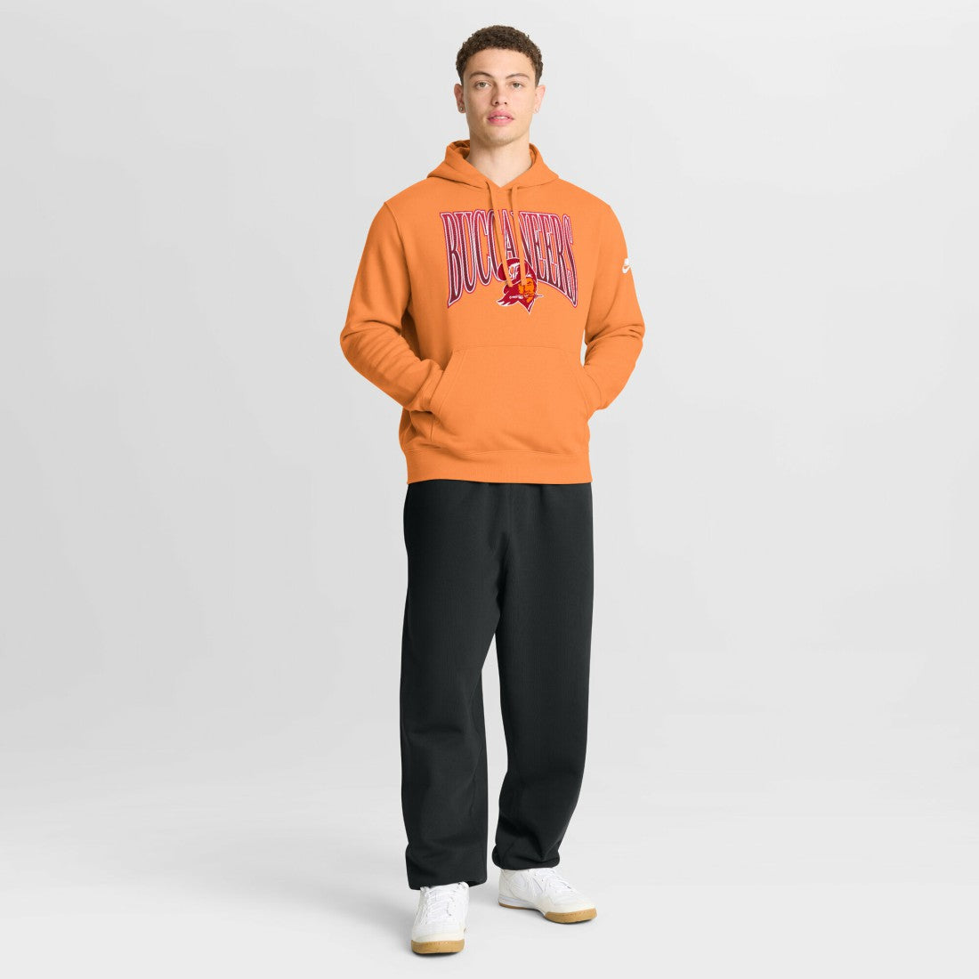 Tampa Bay Buccaneers Full Blitz Club Fleece Pullover Hoodie Orange