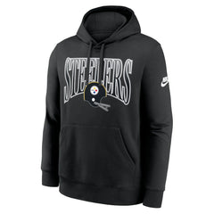 Pittsburgh Steelers Full Blitz Club Fleece Pullover Hoodie Black